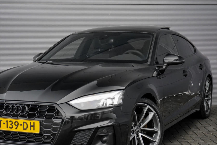 Audi A5 Sportback 35 TFSI S Edition Competition Pano Matrix Zwart Optiek 19"