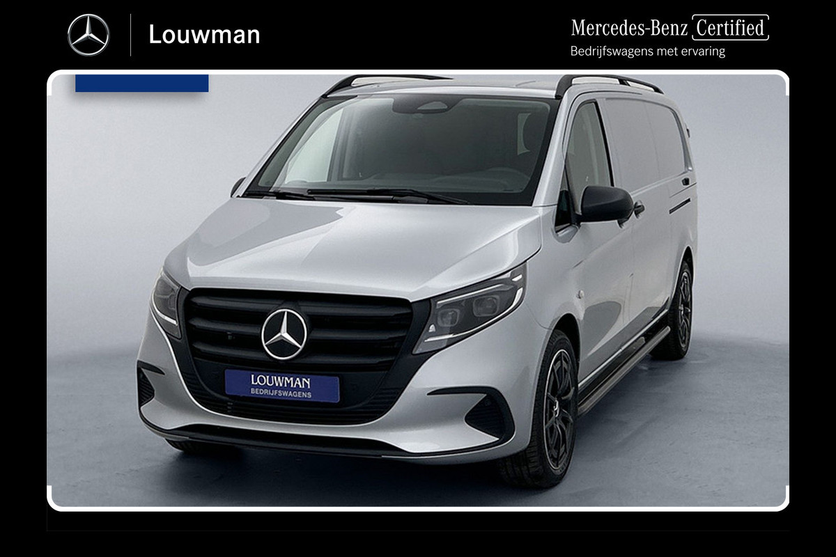 Mercedes-Benz Vito 119 CDI Pro L3 19" inch AMG Sidebars Dubbele Schuifdeur Multibeam LED Trekhaak Achteruitrijcamera Betimmering