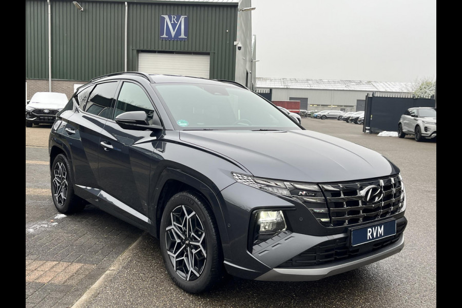 Hyundai Tucson 1.6 T-GDI PHEV N Line 4WD | SUPER COMPLEET| MEM. STOEL| ACHTERBANK VERWARMING| ELEK. ACHTERKLEP| 360 CAMERA| STOEL VENTILATIE| STUUR VERWARMING| DODE HOEK| ADAPTIVE CRUISE CONTROL| ETC...