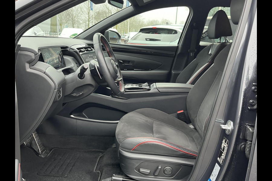 Hyundai Tucson 1.6 T-GDI PHEV N Line 4WD | SUPER COMPLEET| MEM. STOEL| ACHTERBANK VERWARMING| ELEK. ACHTERKLEP| 360 CAMERA| STOEL VENTILATIE| STUUR VERWARMING| DODE HOEK| ADAPTIVE CRUISE CONTROL| ETC...