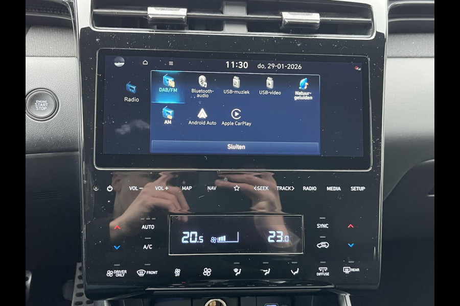 Hyundai Tucson 1.6 T-GDI PHEV N Line 4WD | SUPER COMPLEET| MEM. STOEL| ACHTERBANK VERWARMING| ELEK. ACHTERKLEP| 360 CAMERA| STOEL VENTILATIE| STUUR VERWARMING| DODE HOEK| ADAPTIVE CRUISE CONTROL| ETC...