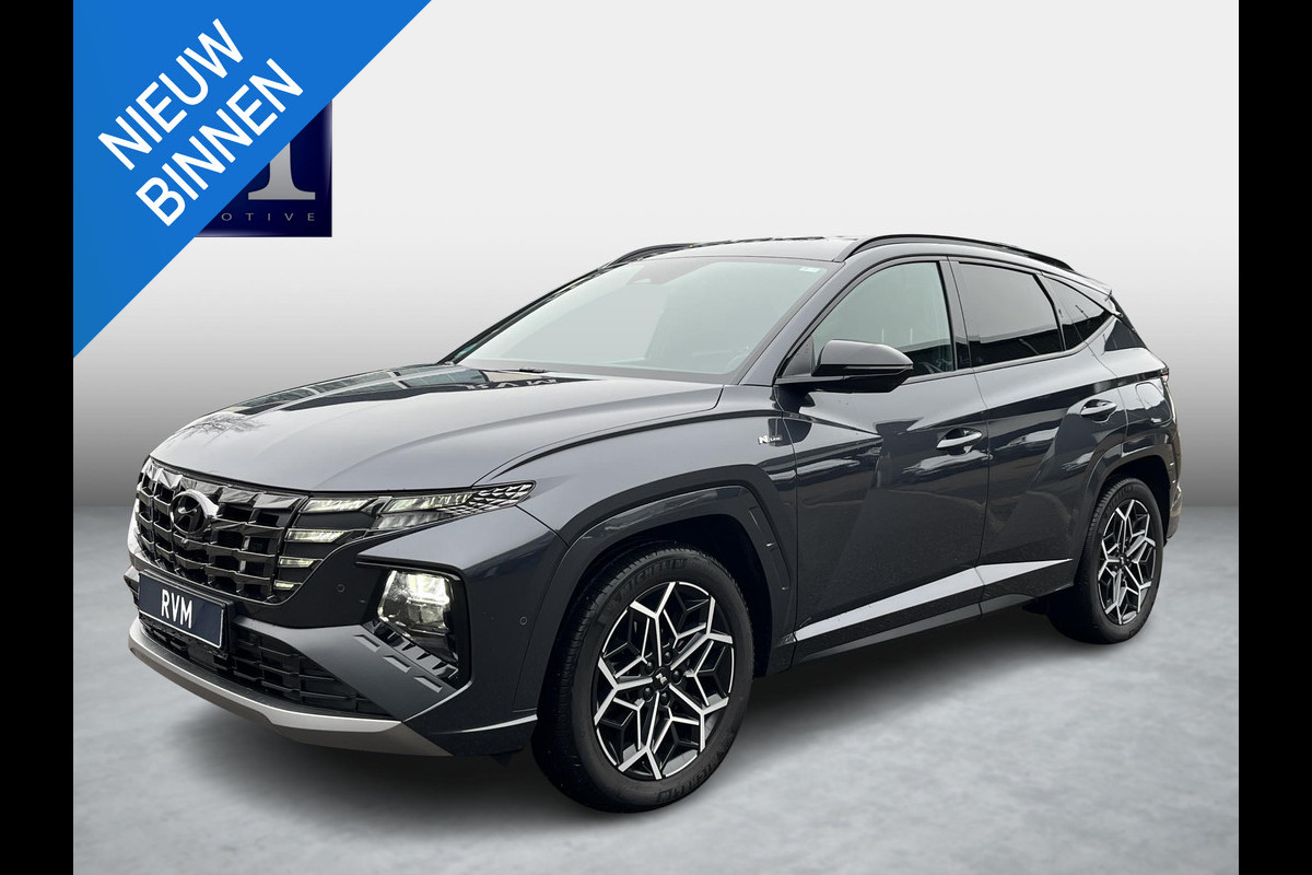 Hyundai Tucson 1.6 T-GDI PHEV N Line 4WD | SUPER COMPLEET| MEM. STOEL| ACHTERBANK VERWARMING| ELEK. ACHTERKLEP| 360 CAMERA| STOEL VENTILATIE| STUUR VERWARMING| DODE HOEK| ADAPTIVE CRUISE CONTROL| ETC...