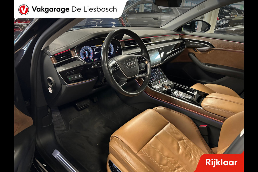 Audi A8 55 TFSI quattro / Leder / Navigatie / 20inch / B&O / stoel verwarming voor + achter.
