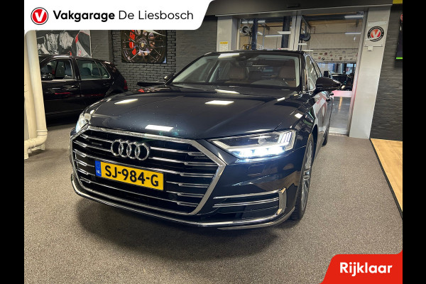 Audi A8 55 TFSI quattro / Leder / Navigatie / 20inch / B&O / stoel verwarming voor + achter.