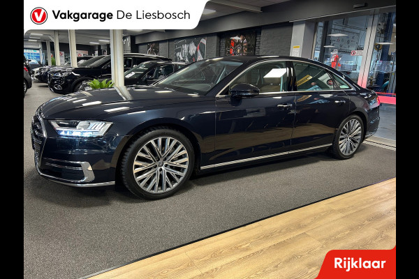 Audi A8 55 TFSI quattro / Leder / Navigatie / 20inch / B&O / stoel verwarming voor + achter.