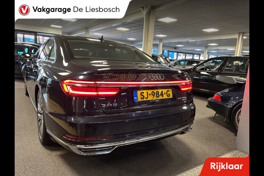 Audi A8 55 TFSI quattro / Leder / Navigatie / 20inch / B&O / stoel verwarming voor + achter.
