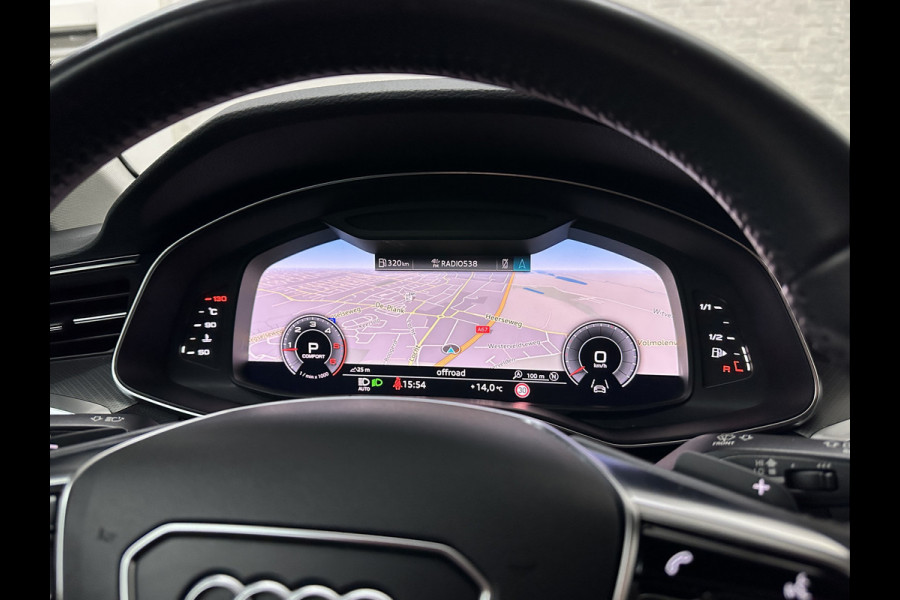 Audi A6 Avant 50 TDI Quattro | 360 Camera | ACC | Leder | Trekhaak | Stuurverwarming | LED | 20'' | Virtual-Cockpit | Carplay | Getint Glas | Sportstoelen | Stoelverwarming |