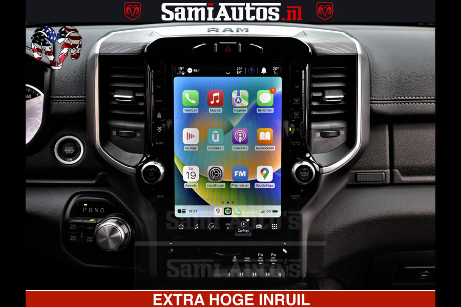 Dodge Ram 1500 LARAMIE SPORT | HEMI 5.7 V8 4x4 | LPG | Grootscherm 12" | LARAMIE PERFORMANCE | ZWART | CREWCAB 5'7 | GRIJSKENTEKEN | DUBBELE CABINE | 5 Persoons | VOORRAAD NR 2573 - 6545