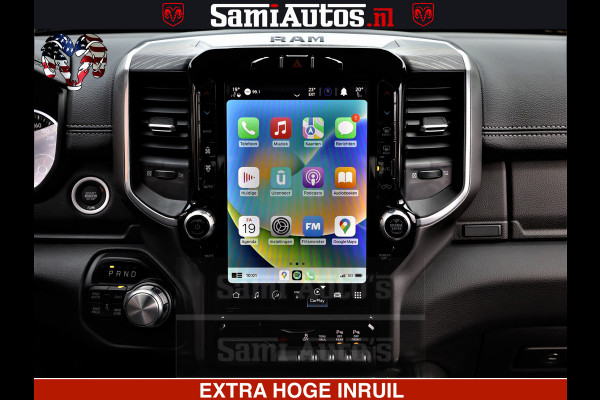 Dodge Ram 1500 LARAMIE SPORT | HEMI 5.7 V8 4x4 | LPG | Grootscherm 12" | LARAMIE PERFORMANCE | ZWART | CREWCAB 5'7 | GRIJSKENTEKEN | DUBBELE CABINE | 5 Persoons | VOORRAAD NR 2573 - 6545