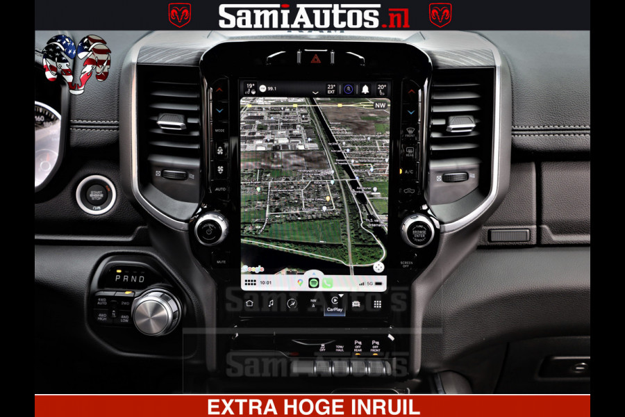 Dodge Ram 1500 LARAMIE SPORT | HEMI 5.7 V8 4x4 | LPG | Grootscherm 12" | LARAMIE PERFORMANCE | ZWART | CREWCAB 5'7 | GRIJSKENTEKEN | DUBBELE CABINE | 5 Persoons | VOORRAAD NR 2573 - 6545