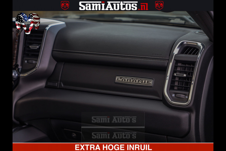 Dodge Ram 1500 Laramie Sport 5.7 V8 HEMI 402PK 4x4 | Panorama dak | 12' Scherm |Granite Crystal Metallic | Crew Cab | 5 Persoons | Dubbele Cabine | DC | VOORRAAD NR 2526 - 1272 |