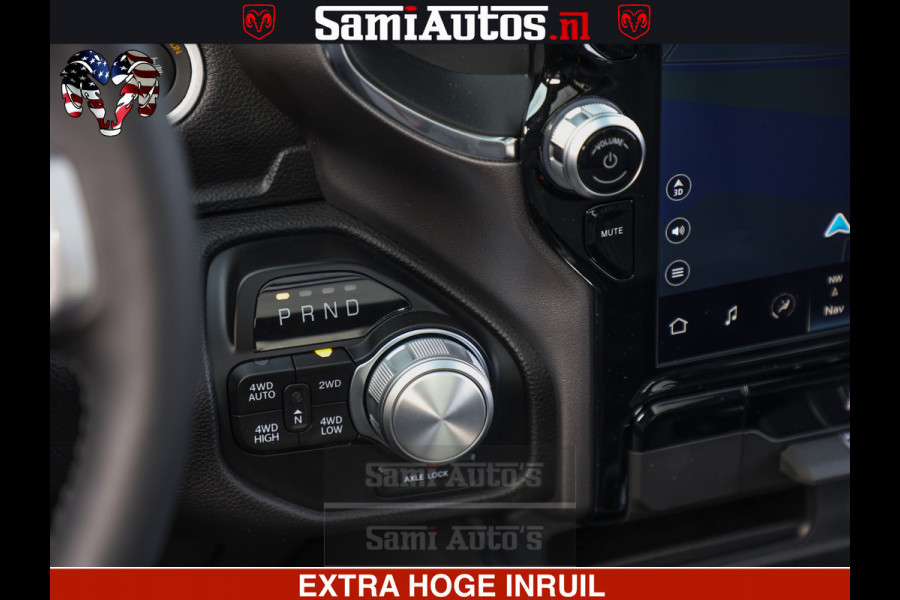 Dodge Ram 1500 Laramie Sport 5.7 V8 HEMI 402PK 4x4 | Panorama dak | 12' Scherm |Granite Crystal Metallic | Crew Cab | 5 Persoons | Dubbele Cabine | DC | VOORRAAD NR 2526 - 1272 |