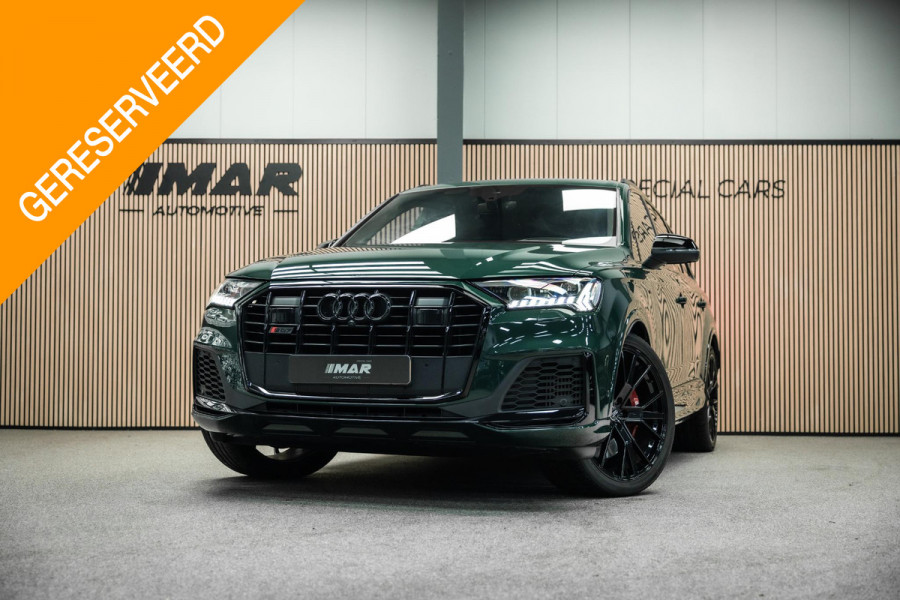 Audi Q7 55 TFSI e quattro Pro Line S | Goodwood Green | RS seats | Head-up | Stoelverwarming | Trekhaak |