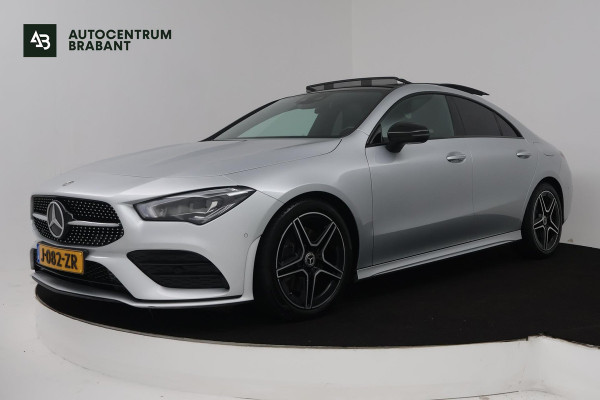 Mercedes-Benz CLA-Klasse 200 Business Solution AMG (PANO, TREKHAAK WEGKLAPBAAR, SFEERVERLICHTING, STOELVERWARMIN)