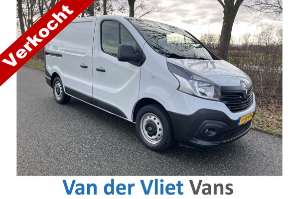 Renault Trafic 1.6 dCi 126pk E6 Comfort 3-zits BPM Vrij! Lease €296 p/m, Airco, Trekhaak, PDC, 2x Schuifdeur, Cruise controle, Onderhoudshistorie aanwezig