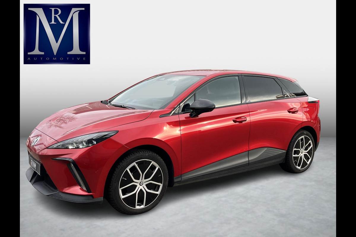 MG Mg4 electric 64 kWh Luxury LONG RANGE | SOH 98%|15.000KM! | DEALER ONDERHOUDEN| 7 JAAR GARANTIE BIJ MG| SUPER COMPLETE AUTO| RONDOMZICHT CAMERA| STOEL+ STUUR VERWARMING| DODE HOEK