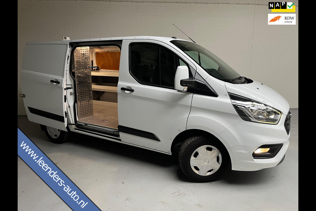 Ford Transit Custom Servicewagen L1H1 300 2.0 TDCI euro6 Trend, 2xSchuifdeur, Sortimo inrichting, Omvormer V230, RIJKLAARPRIJS!