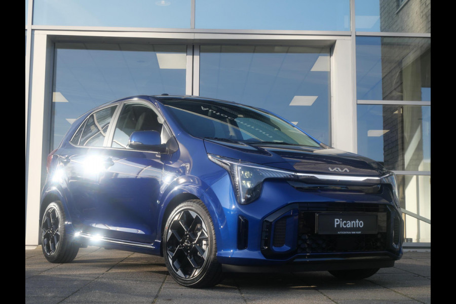 Kia Picanto 1.0 GDi GT-Line | Schuif/kantel | Navi | Stoel/stuurverwarming | Carplay | Camera