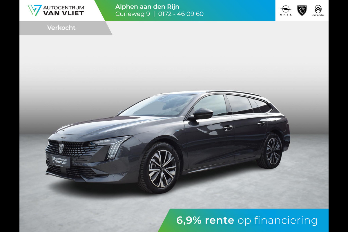 Peugeot 508 SW 1.6 HYbrid 180 Allure | CARPLAY | A.C.C. | 360 CAMERA + SENSOREN | E.C.C. | NAVIGATIE | 8.856 KM