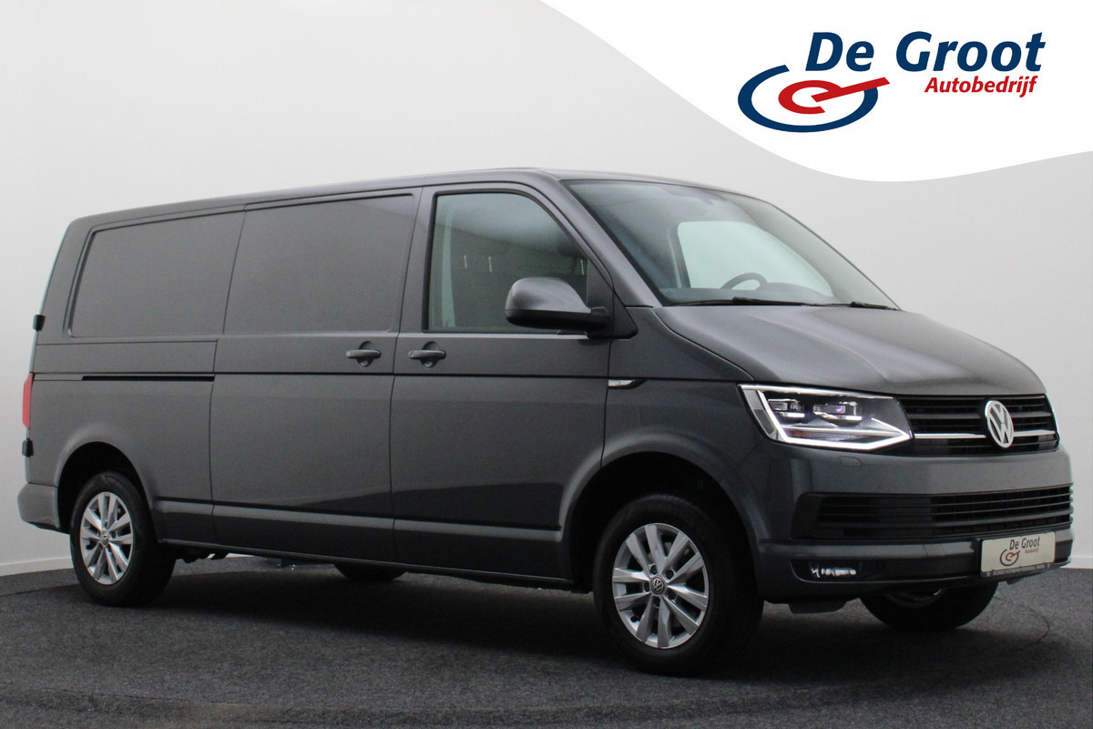 Volkswagen Transporter 2.0 TDI DSG 150 PK L2H1 2x Schuifdeur, Airco, Cruise, Camera, Apple Carplay, LED, Trekhaak, 16''