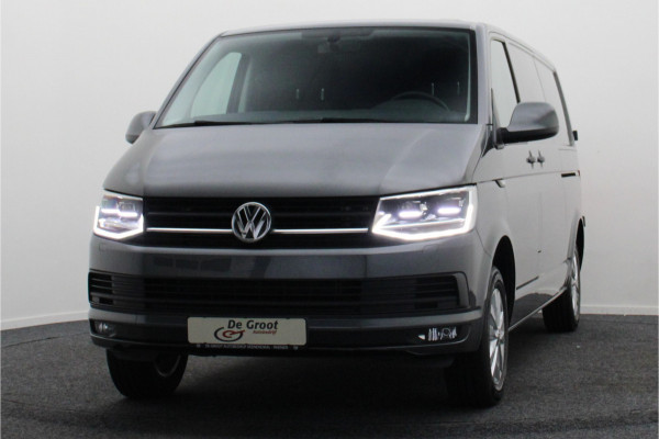 Volkswagen Transporter 2.0 TDI DSG 150 PK L2H1 2x Schuifdeur, Airco, Cruise, Camera, Apple Carplay, LED, Trekhaak, 16''