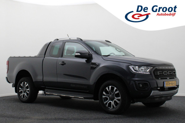 Ford Ranger 2.0 EcoBlue Wildtrak Supercab Leer, ACC, Camera, Apple Carplay, Verwarmde Voorruit, Trekhaak 3500KG