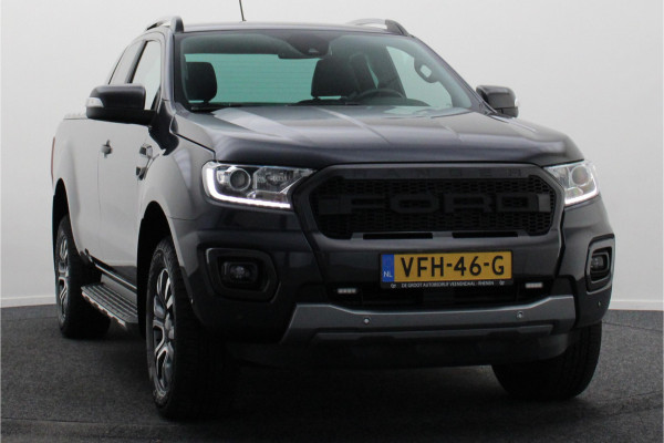 Ford Ranger 2.0 EcoBlue Wildtrak Supercab Leer, ACC, Camera, Apple Carplay, Verwarmde Voorruit, Trekhaak 3500KG