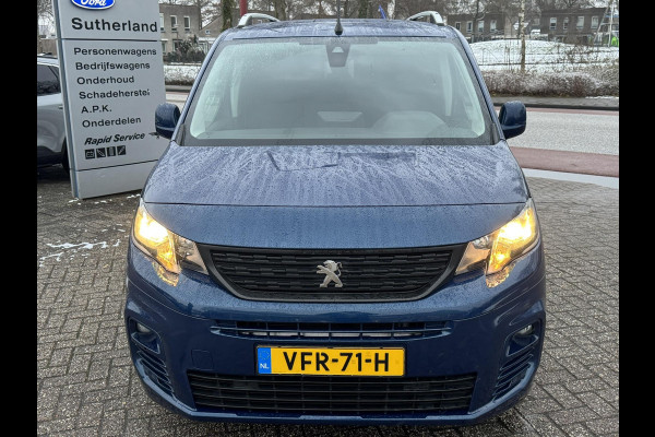 Peugeot Partner 1.5 BlueHDI Asphalt Long | SCI | 130pk Automaat | Adaptieve Cruise |  Side bars | Stoelverwarming | 3 zits | Vooruitverwarming | Lichtmetaal