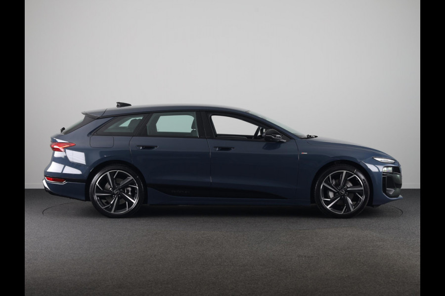 Audi A6 Avant e-tron Advanced edition performance 100 kWh 367 pk | Navigatie | Warmtepomp | Parkeersensoren (Park assist) | Rondomzicht camera | Elektr. voorstoelen | Stoelverwarming v/a | Matrix LED |