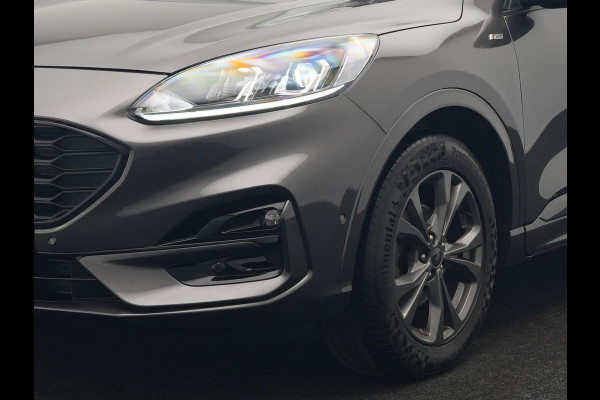 Ford Kuga 1.5 EcoBoost ST-Line 150pk Dealer O.H. | 1800kg Trekgewicht | Trekhaak Af Fabriek | Panodak | Adaptive Cruise | 360 Camera | Sportstoelen & Stuur Verwarmd | Apple Carplay | Keyless | Virtual | Blis | Navigatie | DAB |