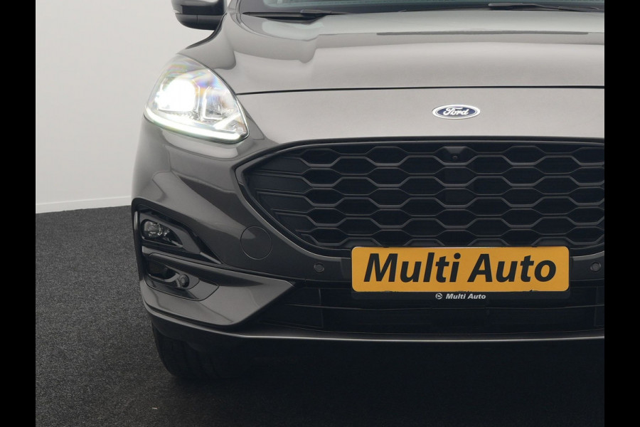 Ford Kuga 1.5 EcoBoost ST-Line 150pk Dealer O.H. | 1800kg Trekgewicht | Trekhaak Af Fabriek | Panodak | Adaptive Cruise | 360 Camera | Sportstoelen & Stuur Verwarmd | Apple Carplay | Keyless | Virtual | Blis | Navigatie | DAB |