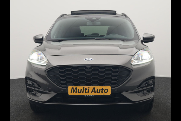 Ford Kuga 1.5 EcoBoost ST-Line 150pk Dealer O.H. | 1800kg Trekgewicht | Trekhaak Af Fabriek | Panodak | Adaptive Cruise | 360 Camera | Sportstoelen & Stuur Verwarmd | Apple Carplay | Keyless | Virtual | Blis | Navigatie | DAB |