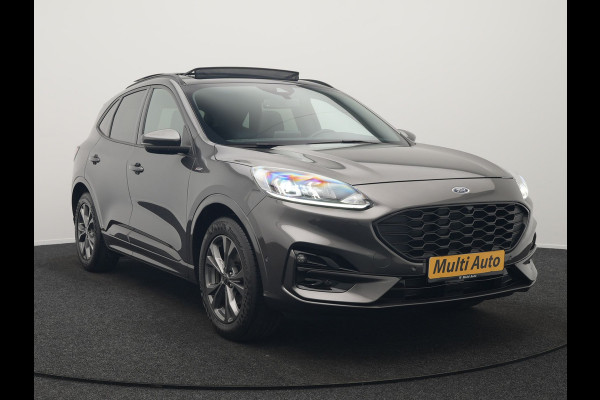 Ford Kuga 1.5 EcoBoost ST-Line 150pk Dealer O.H. | 1800kg Trekgewicht | Trekhaak Af Fabriek | Panodak | Adaptive Cruise | 360 Camera | Sportstoelen & Stuur Verwarmd | Apple Carplay | Keyless | Virtual | Blis | Navigatie | DAB |