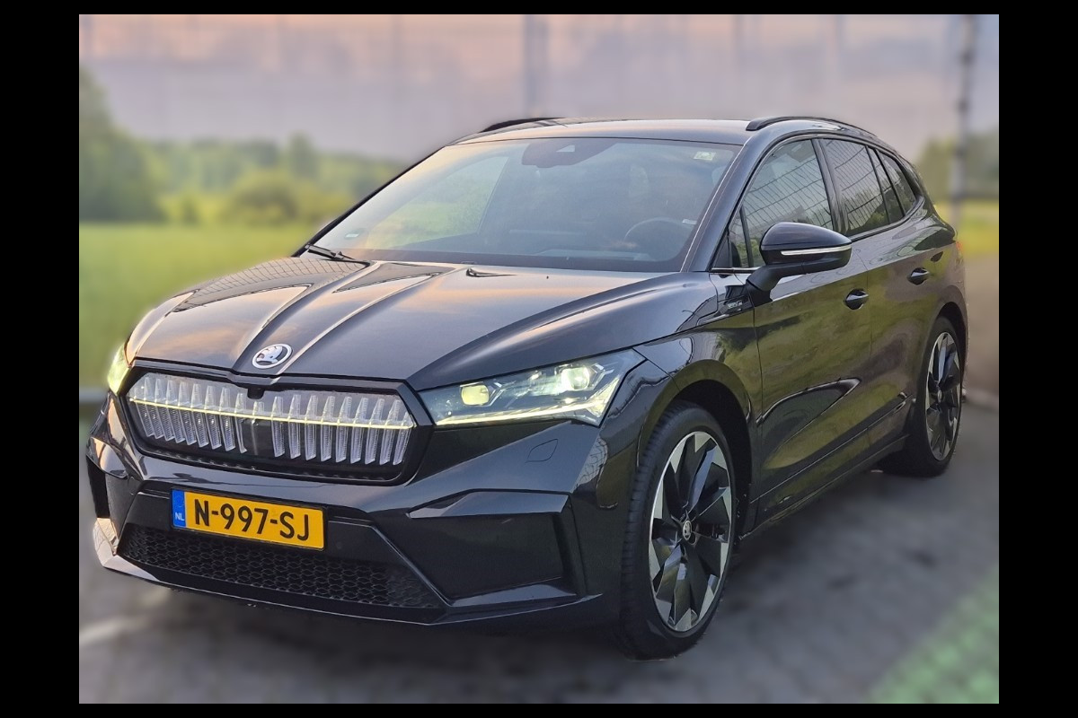 Škoda ENYAQ iV 80 Sportline soh 93% Stoelverw Warmptepomp Virtual Cam Carplay