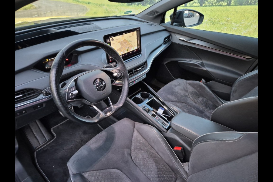 Škoda ENYAQ iV 80 Sportline soh 93% Stoelverw Warmptepomp Virtual Cam Carplay
