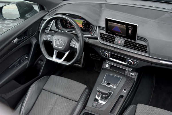 Audi Q5 50 TFSI e quattro S edition. Pano, Carbon, Sfeer, Camera, Virtual, Keyless, Matrix, 22'', Trekhaak!
