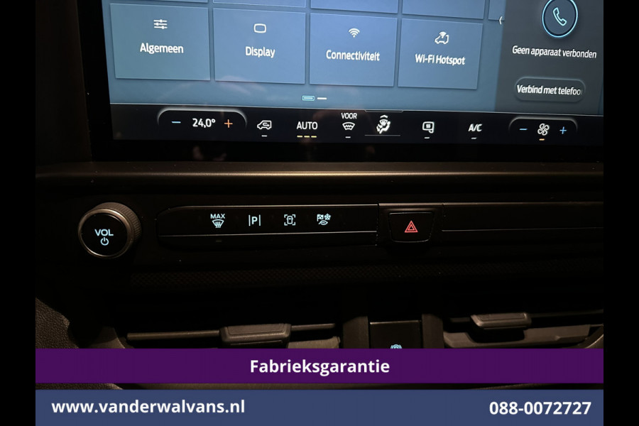Ford Transit Custom 2.0 TDCI 111pk L1H1 Fabrieksgarantie Euro6 Airco | Camera | Apple Carplay | LED | Cruisecontrol Parkeersensoren, Android Auto, Verwarmde voorruit, Bijrijdersbank