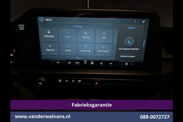 Ford Transit Custom 2.0 TDCI 111pk L1H1 Fabrieksgarantie Euro6 Airco | Camera | LED | Apple Carplay | Cruisecontrol Android Auto, Verwarmde voorruit, Parkeersensoren, Bijrijdersbank