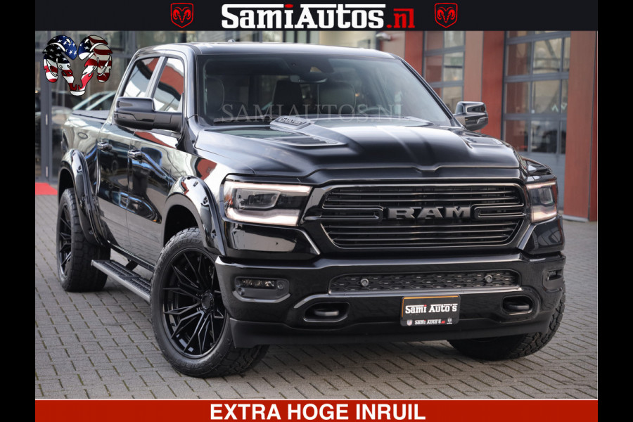 Dodge Ram 1500 LARAMIE SPORT 4X4 5.7 V8 | PRINS LPG | CAMERA | APPLE CARPLAY | 3500KG | FULL LED | CRUISE | MEMORY SEATS | LEDER | DUBBELE CABINE | CREWCAB Voorraad Nr: 2524 - 1249