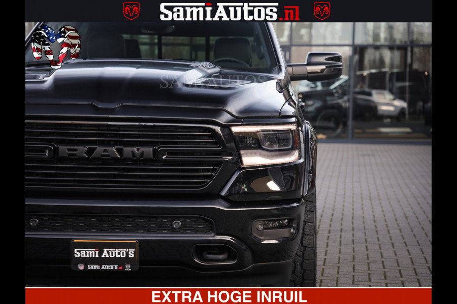 Dodge Ram 1500 LARAMIE SPORT 4X4 5.7 V8 | PRINS LPG | CAMERA | APPLE CARPLAY | 3500KG | FULL LED | CRUISE | MEMORY SEATS | LEDER | DUBBELE CABINE | CREWCAB Voorraad Nr: 2524 - 1249