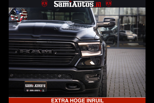 Dodge Ram 1500 LARAMIE SPORT 4X4 5.7 V8 | PRINS LPG | CAMERA | APPLE CARPLAY | 3500KG | FULL LED | CRUISE | MEMORY SEATS | LEDER | DUBBELE CABINE | CREWCAB Voorraad Nr: 2524 - 1249