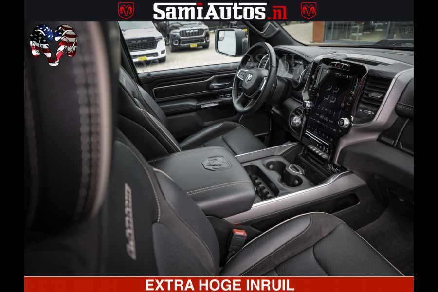 Dodge Ram 1500 LARAMIE SPORT 4X4 5.7 V8 | PRINS LPG | CAMERA | APPLE CARPLAY | 3500KG | FULL LED | CRUISE | MEMORY SEATS | LEDER | DUBBELE CABINE | CREWCAB Voorraad Nr: 2524 - 1249