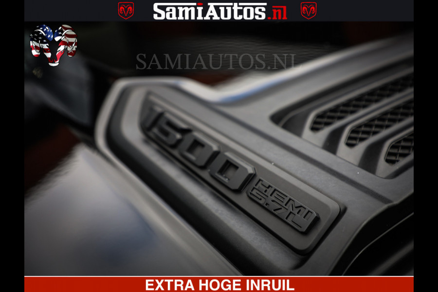 Dodge Ram 1500 LARAMIE SPORT 4X4 5.7 V8 | PRINS LPG | CAMERA | APPLE CARPLAY | 3500KG | FULL LED | CRUISE | MEMORY SEATS | LEDER | DUBBELE CABINE | CREWCAB Voorraad Nr: 2524 - 1249