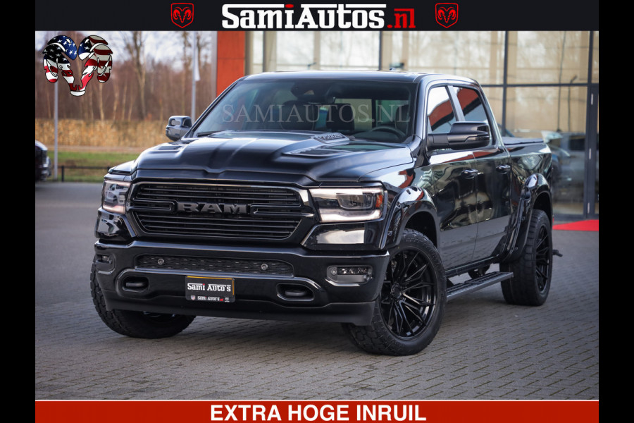 Dodge Ram 1500 LARAMIE SPORT 4X4 5.7 V8 | PRINS LPG | CAMERA | APPLE CARPLAY | 3500KG | FULL LED | CRUISE | MEMORY SEATS | LEDER | DUBBELE CABINE | CREWCAB Voorraad Nr: 2524 - 1249