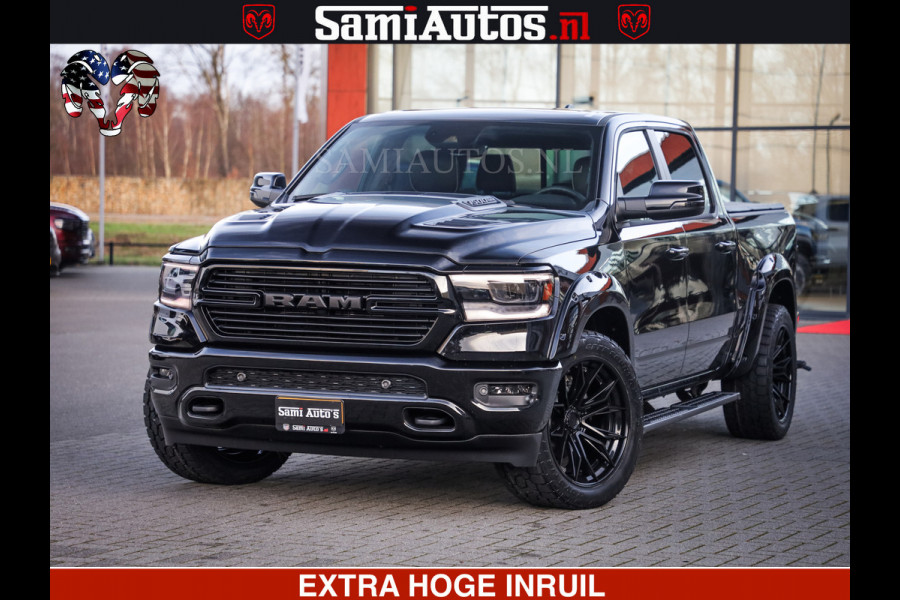 Dodge Ram 1500 LARAMIE SPORT 4X4 5.7 V8 | PRINS LPG | CAMERA | APPLE CARPLAY | 3500KG | FULL LED | CRUISE | MEMORY SEATS | LEDER | DUBBELE CABINE | CREWCAB Voorraad Nr: 2524 - 1249