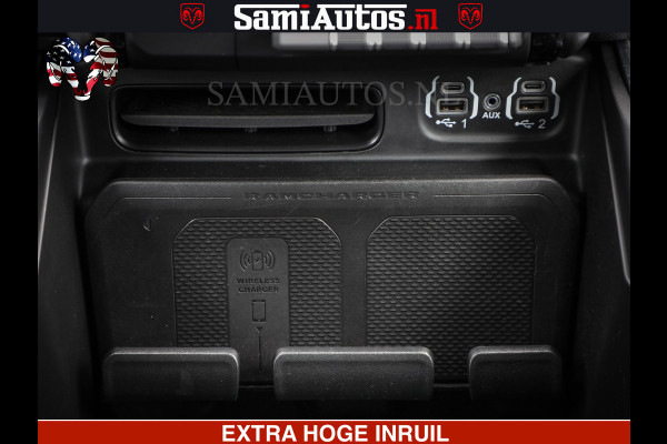 Dodge Ram 1500 LARAMIE SPORT 4X4 5.7 V8 | PRINS LPG | CAMERA | APPLE CARPLAY | 3500KG | FULL LED | CRUISE | MEMORY SEATS | LEDER | DUBBELE CABINE | CREWCAB Voorraad Nr: 2524 - 1249