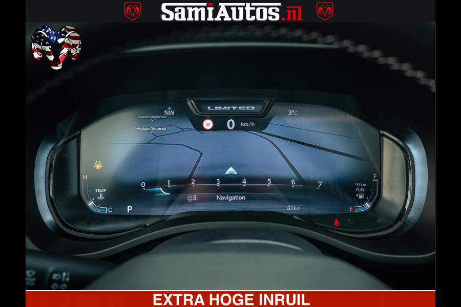 Dodge Ram 1500 Limited Night H.O 540HP 706Nm | Massage + Full Option | De Meest Luxe en Volle Pick-Up in zijn Klasse | Comfortabele Dubbele Cabine met Royale 5 Zitplaatsen | BPM vrij | Nu Leverbaar uit Voorraad | Voorraad Nr 2353 - 5412