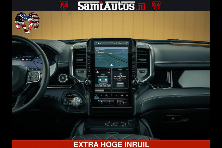 Dodge Ram 1500 Limited Night H.O 540HP 706Nm | Massage + Full Option | De Meest Luxe en Volle Pick-Up in zijn Klasse | Comfortabele Dubbele Cabine met Royale 5 Zitplaatsen | BPM vrij | Nu Leverbaar uit Voorraad | Voorraad Nr 2353 - 5412