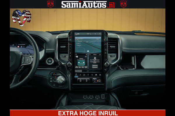 Dodge Ram 1500 Limited Night H.O 540HP 706Nm | Massage + Full Option | De Meest Luxe en Volle Pick-Up in zijn Klasse | Comfortabele Dubbele Cabine met Royale 5 Zitplaatsen | BPM vrij | Nu Leverbaar uit Voorraad | Voorraad Nr 2353 - 5412