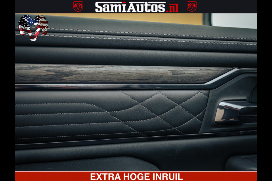 Dodge Ram 1500 Limited Night H.O 540HP 706Nm | Massage + Full Option | De Meest Luxe en Volle Pick-Up in zijn Klasse | Comfortabele Dubbele Cabine met Royale 5 Zitplaatsen | BPM vrij | Nu Leverbaar uit Voorraad | Voorraad Nr 2353 - 5412